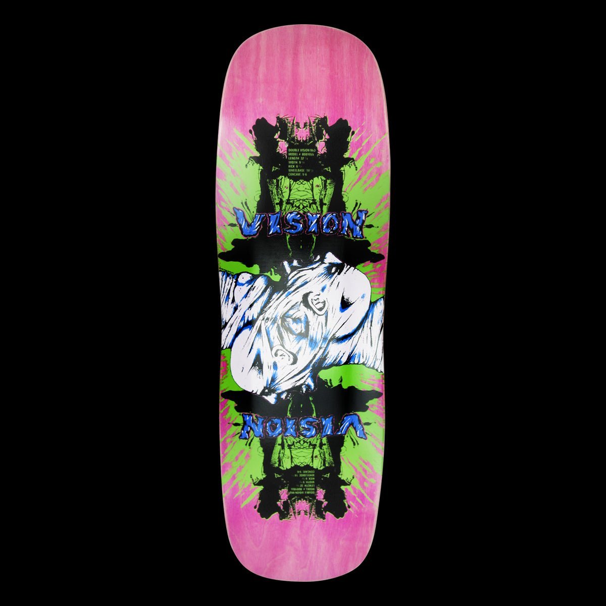 Vision Street Wear vision double vision (Pink Stain) deck