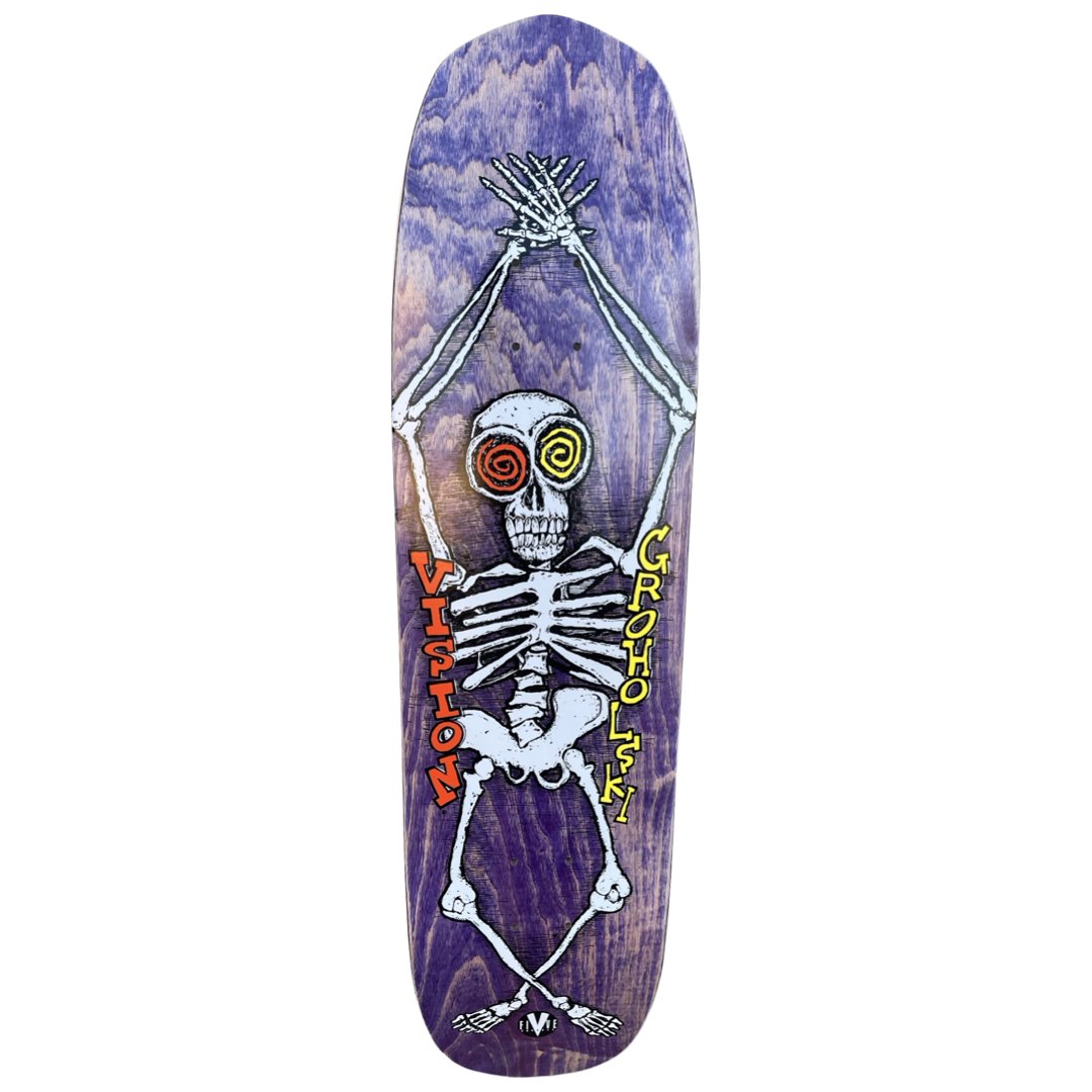Vision Street Wear Vision Groholski Skeleton Modern Shaped deck