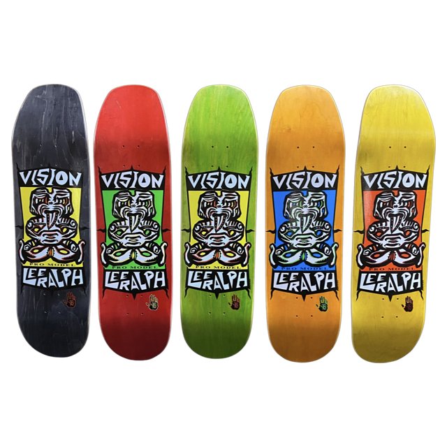 Vision Street Wear Vision Lee Ralph Tiki Modern Shaped deck