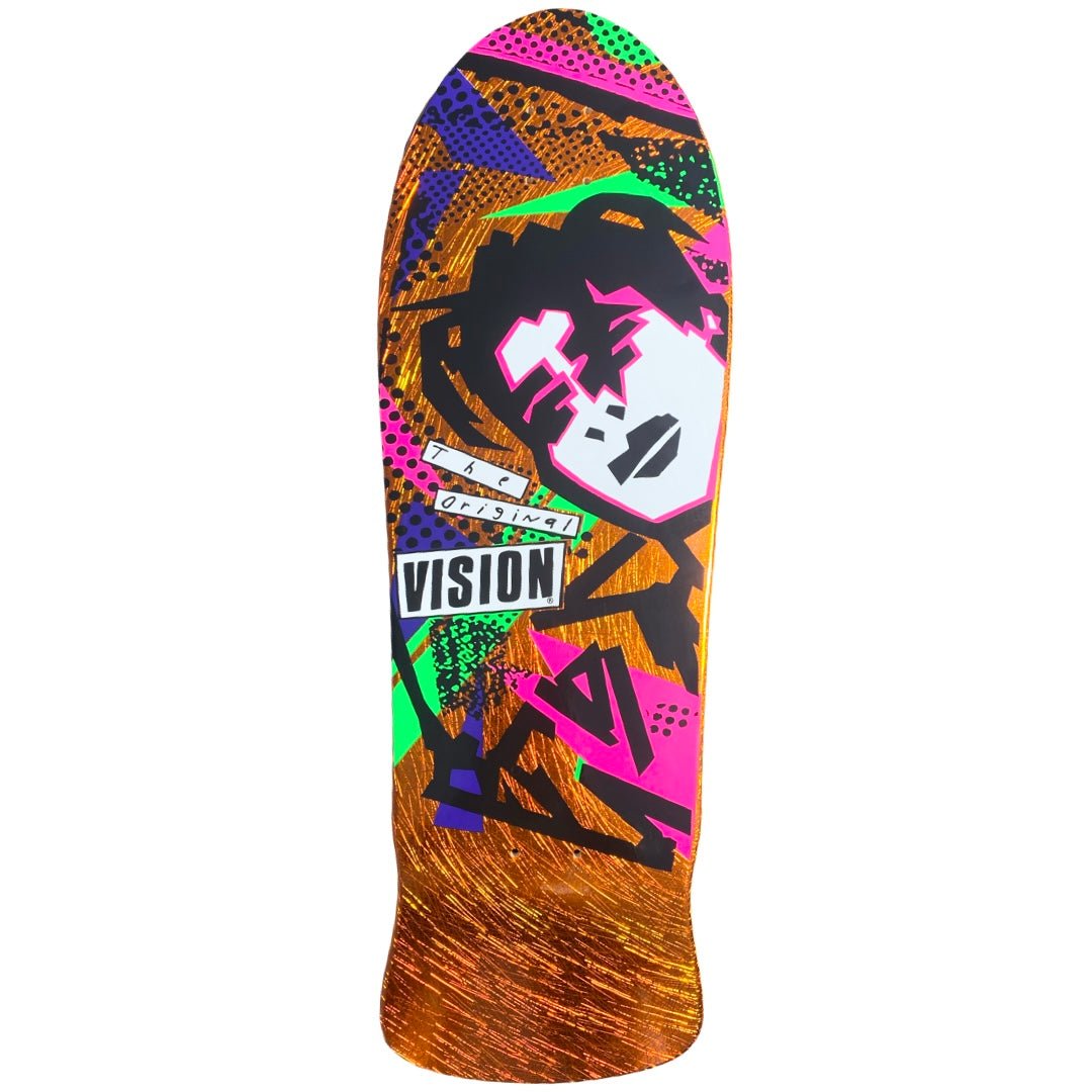 Vision Street Wear Vision Original MG Orange Scratch Color way deck
