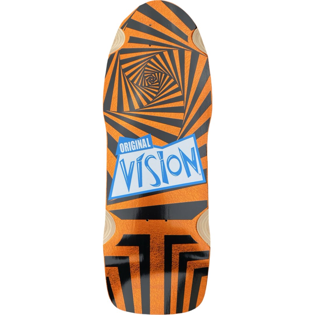Vision Street Wear Vision Original Orange Scratch Color way deck