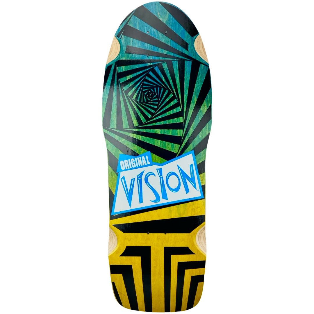Vision Street Wear Vision Original Two Tone Blue/Yellow Stain deck