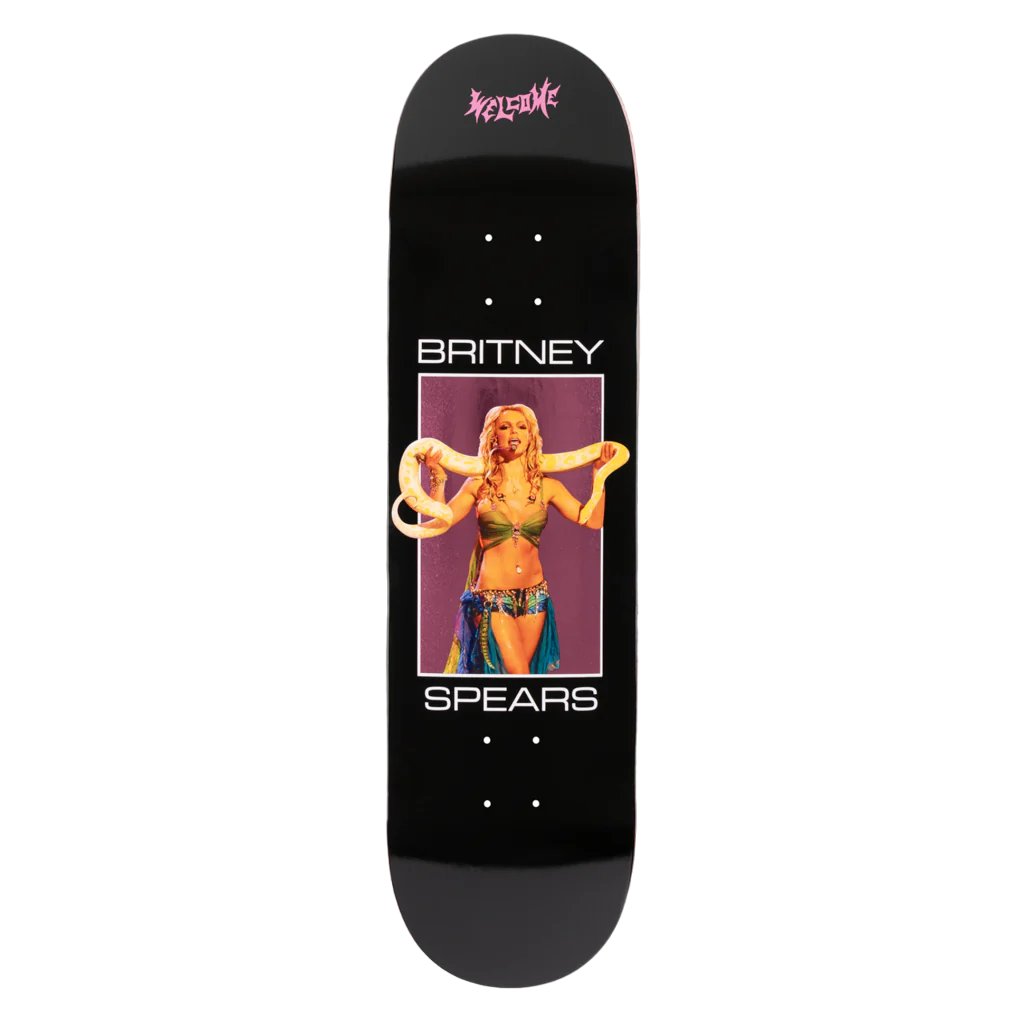 Welcome Britney Spears Snake Black/Pink deck