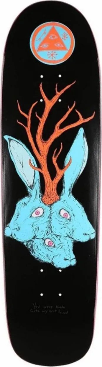 Welcome Bunny Heads on Planchette deck