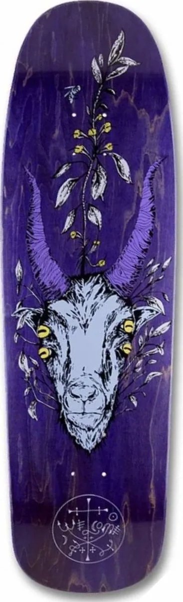 Welcome Goathead Purple on Slappy Slap deck