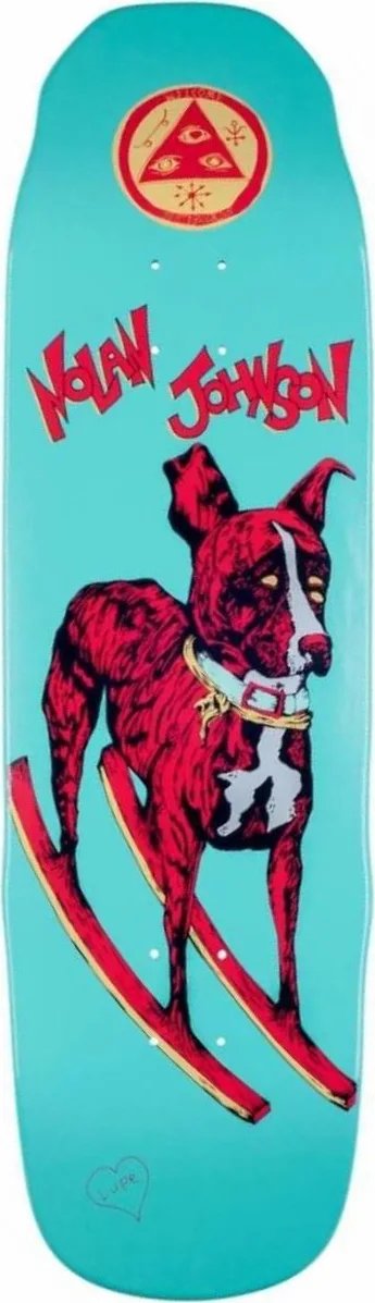 Welcome Nolan Johnson Rocking Dog On Sledgehammer deck
