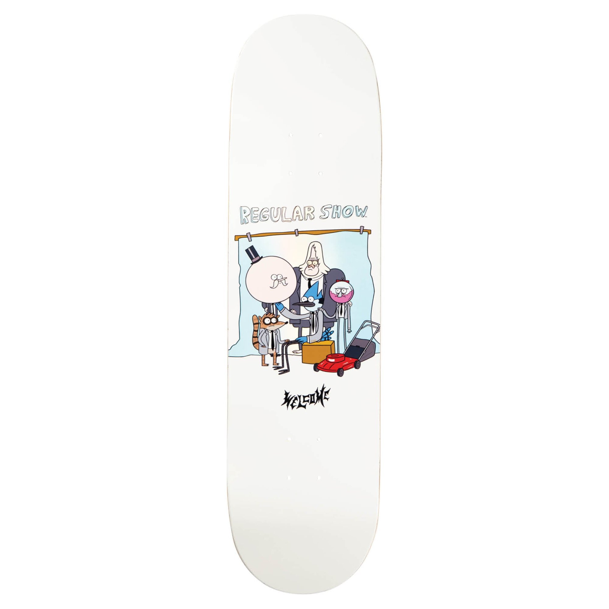 Welcome REGULAR SHOW X - Group Portrait on Popsicle deck