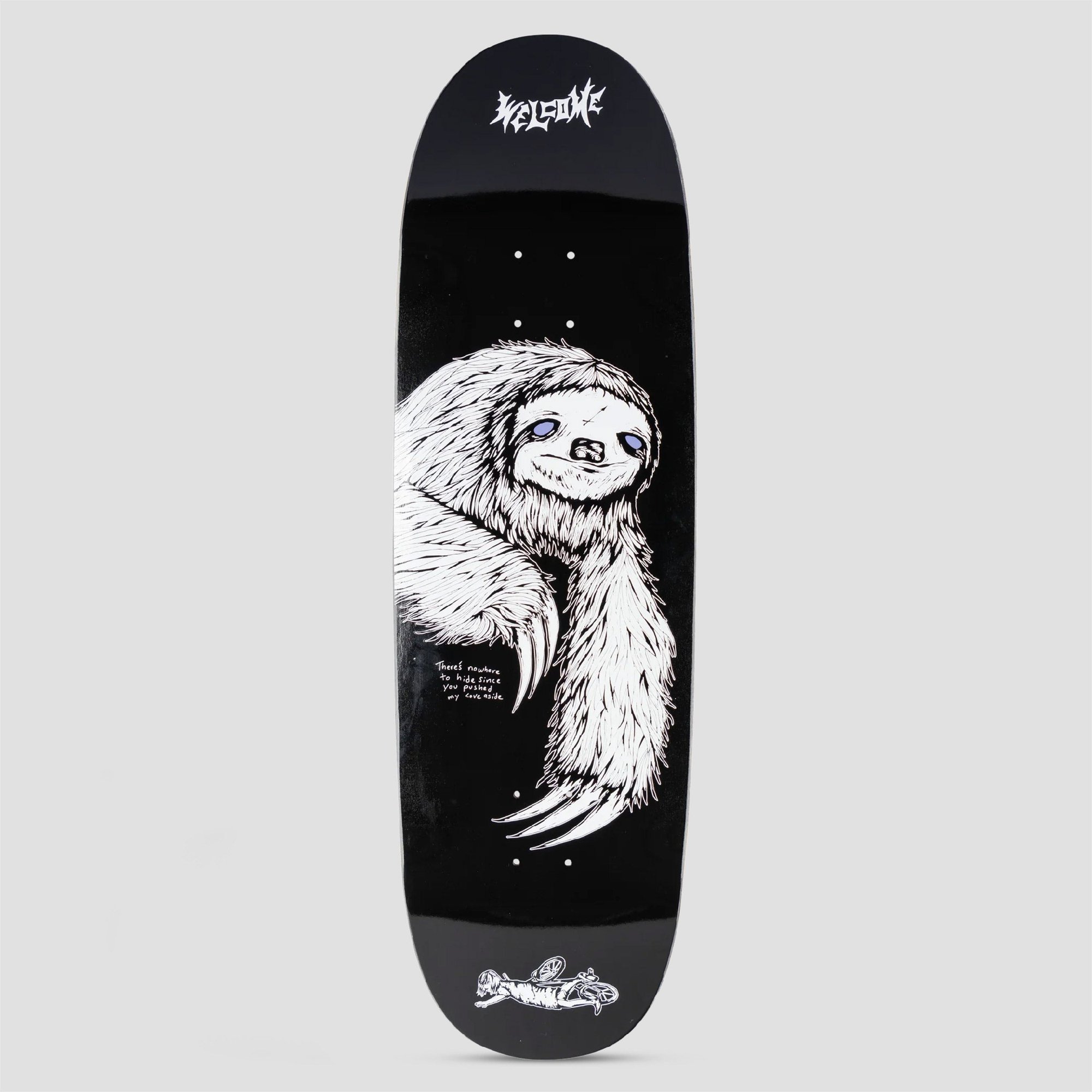 Welcome Sloth on Boline 2 (Black / White) deck