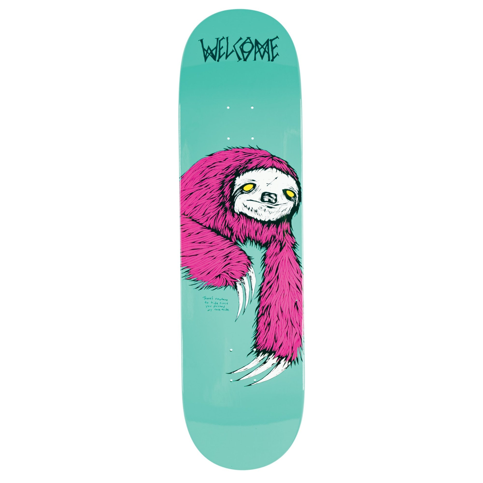 Welcome Sloth on Popsicle deck