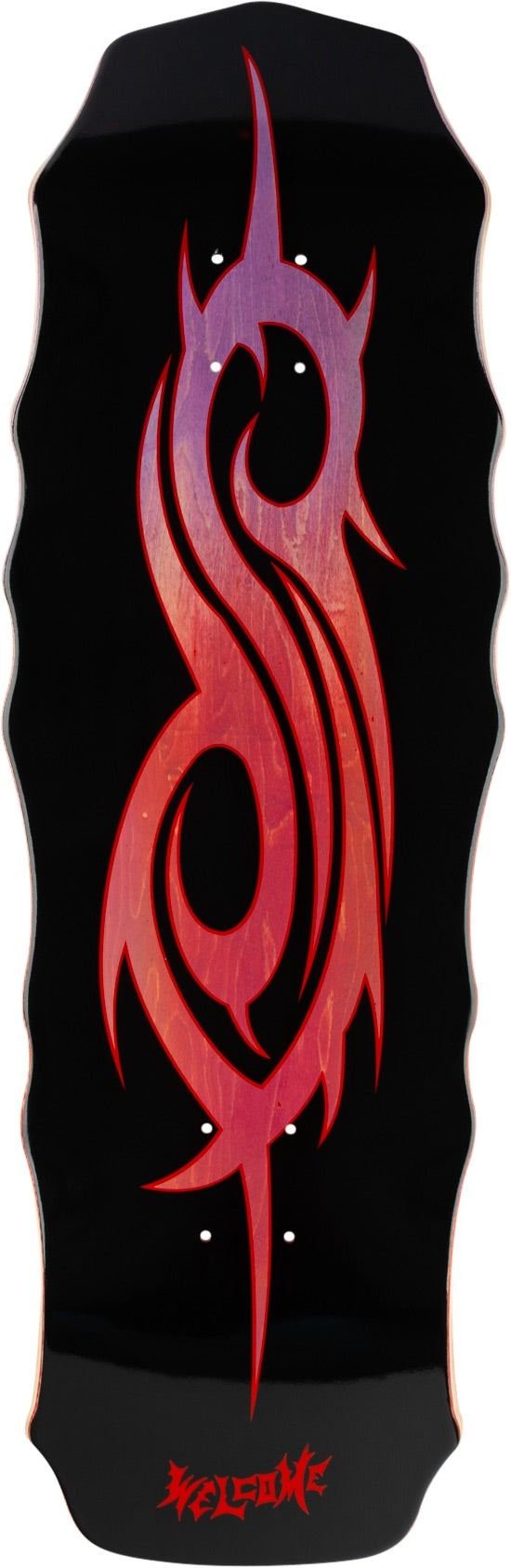 Welcome Tribal S on Widow 10 (Purple / Red Stain) deck