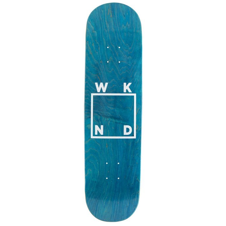 WKND Glitter Logo (Silver) deck
