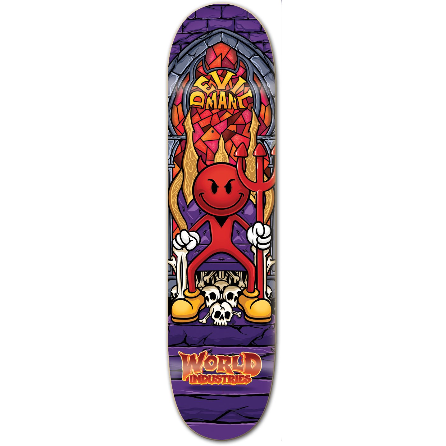 World Industries Devilman Stained Glass deck