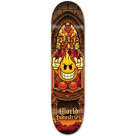 World Industries Flameboy Stained Glass deck