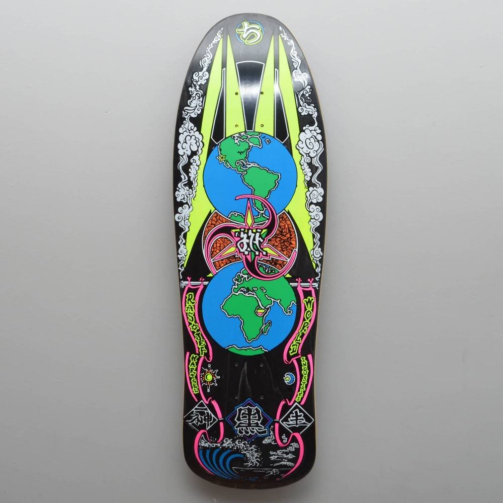 World Industries Jef Hartsel Globes (Black Stain) deck