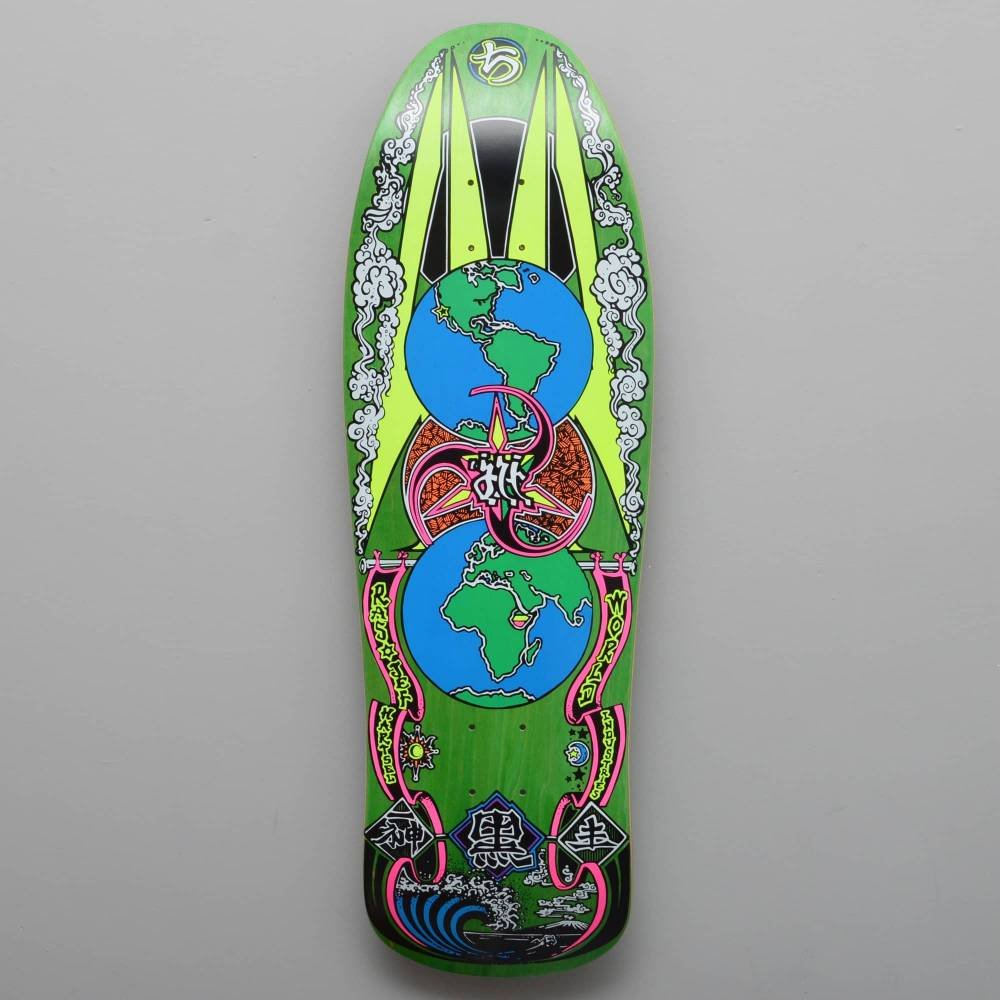 World Industries Jef Hartsel Globes (Green Stain) deck