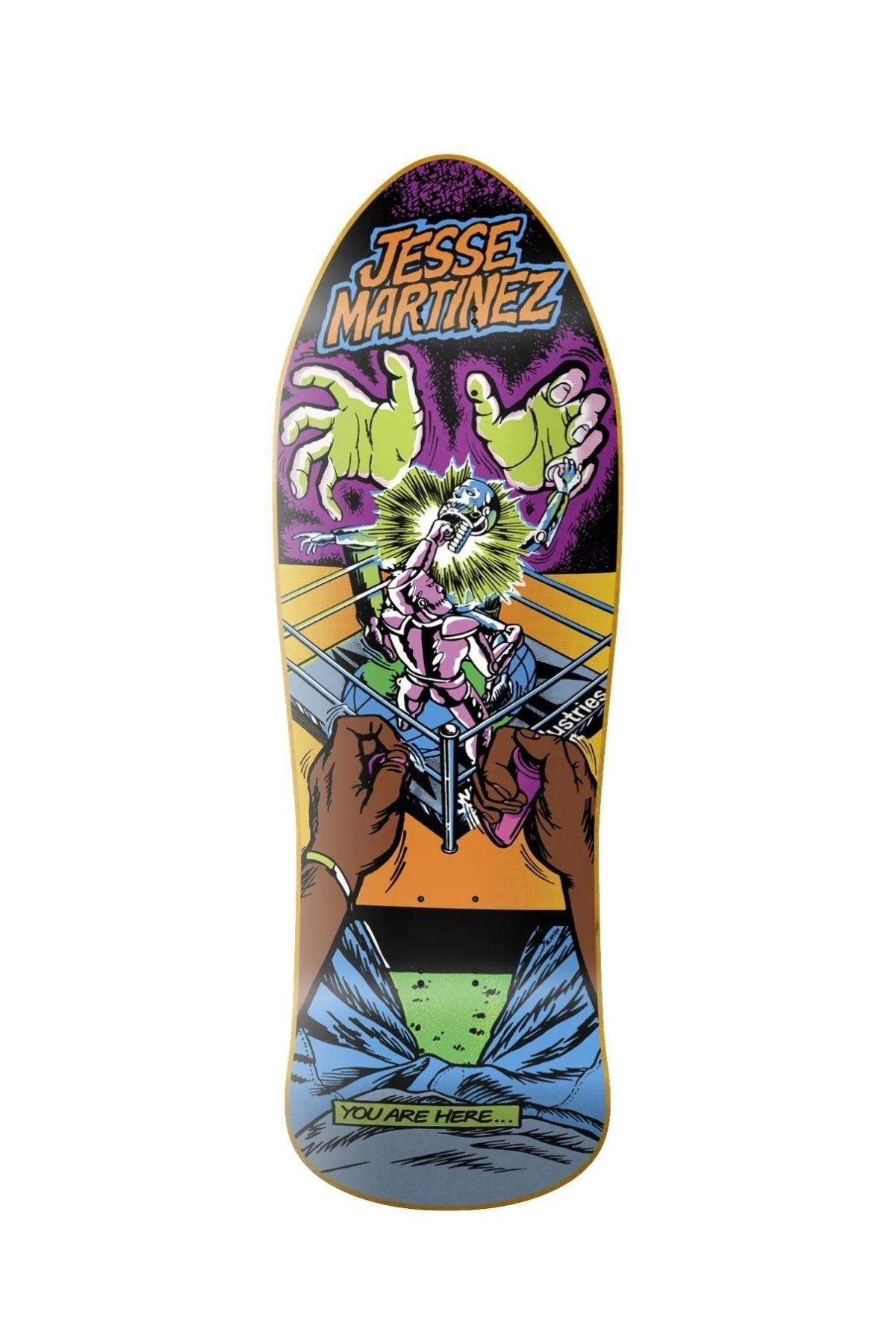World Industries Jesse Martinez Rockem Sock'em | OG Shape | EX7 deck