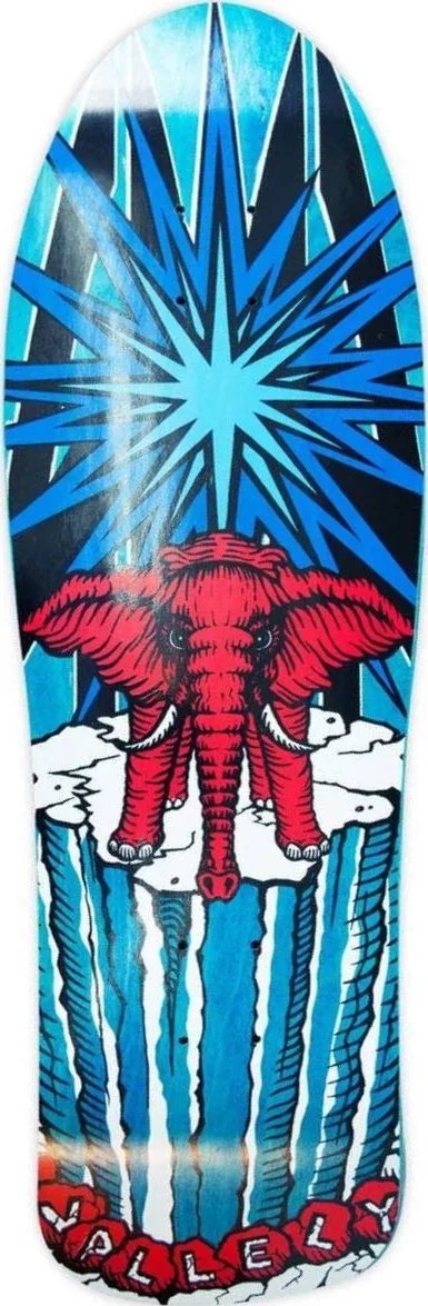 World Industries Vallely Elephant On The Edge (Blue Stain) deck
