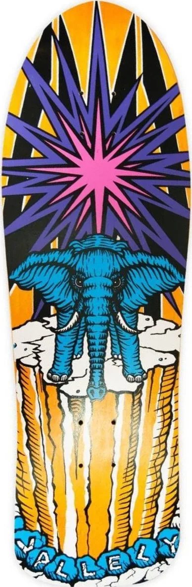 World Industries Vallely Elephant On The Edge (Orange Stain) deck