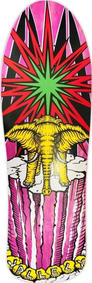 World Industries Vallely Elephant On The Edge (Pink Stain) deck