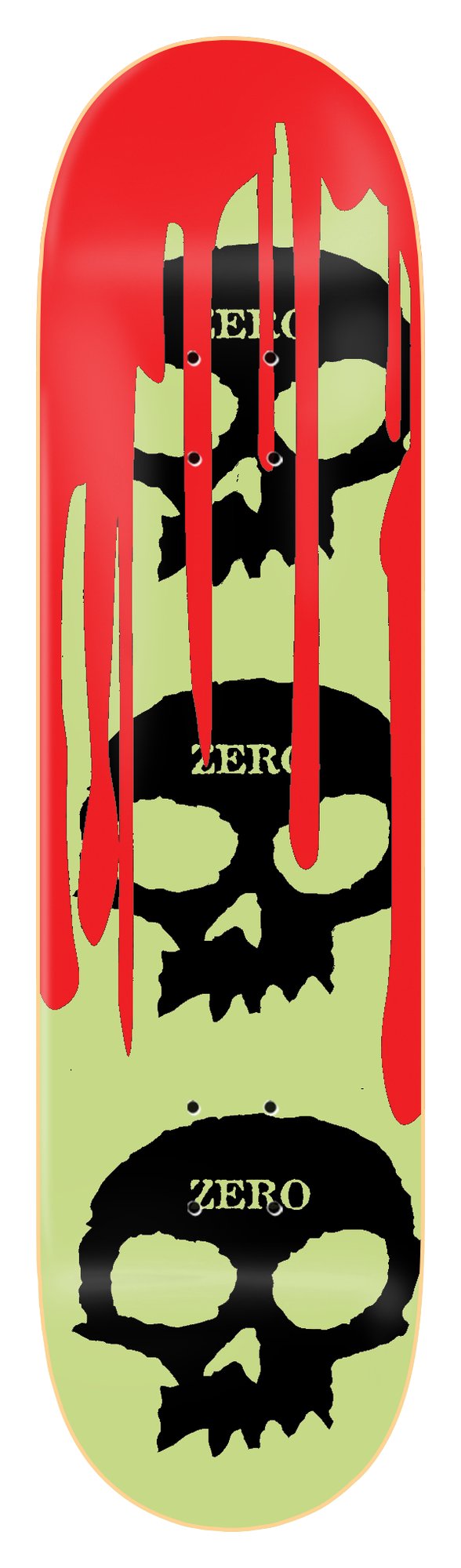 Zero 3 Skull Blood - Gitd - Non-Dipped deck