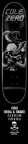 Zero Chris Cole Skull & Snake deck