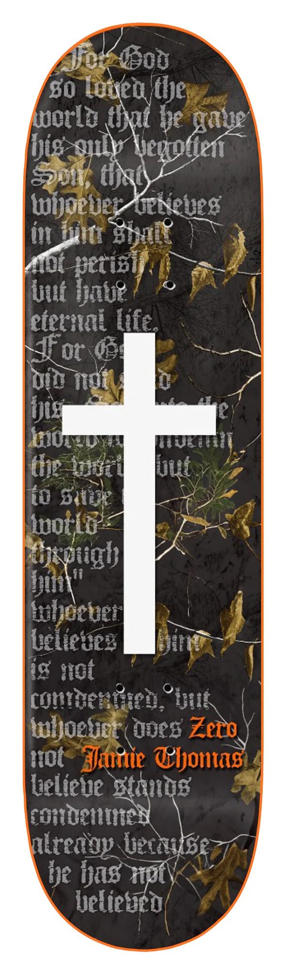 Zero Realtree Thomas Cross (Orange Dip) deck