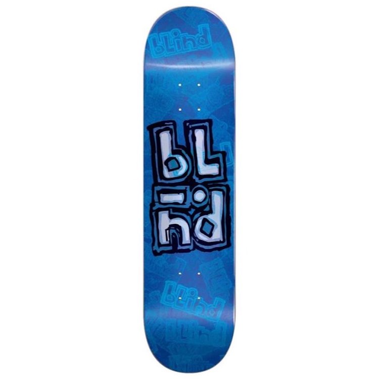 Blind OG Stacked Stamp 8.25 Blue deck