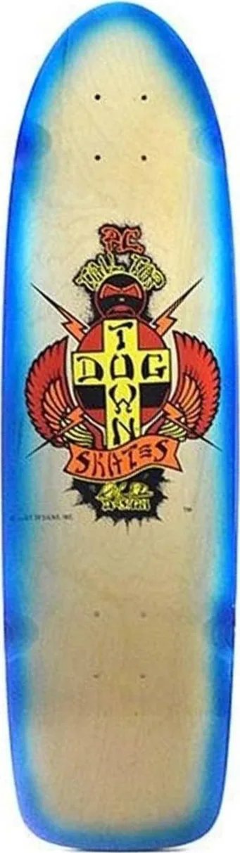 Dogtown PC Tail Tap OG Classic x - Natural / Neon Blue Fade deck