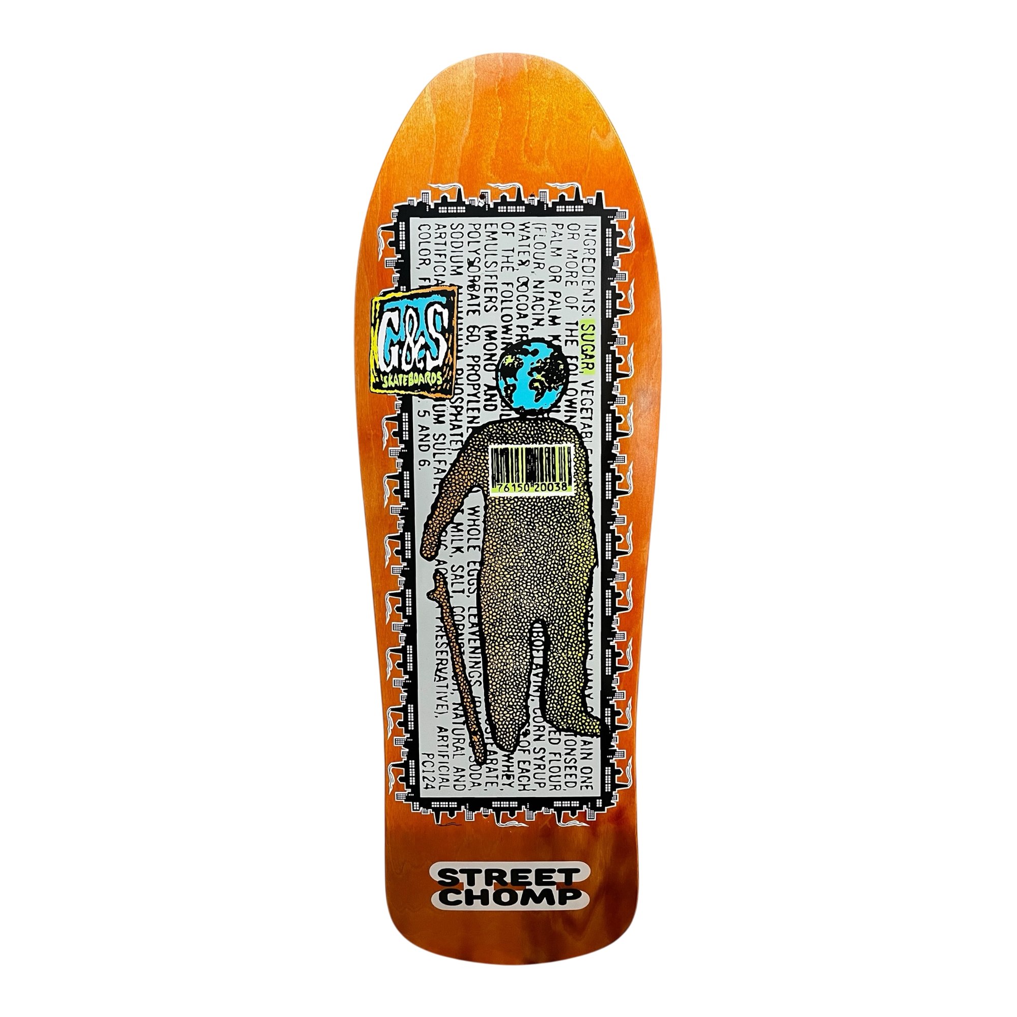 G&S 1990 Street Chomp 2 - Orange deck