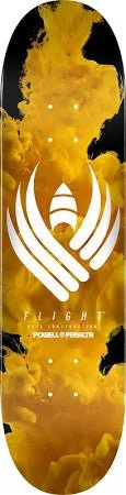 Powell Peralta Color Burst Yellow Flight Shape 245 K21 deck