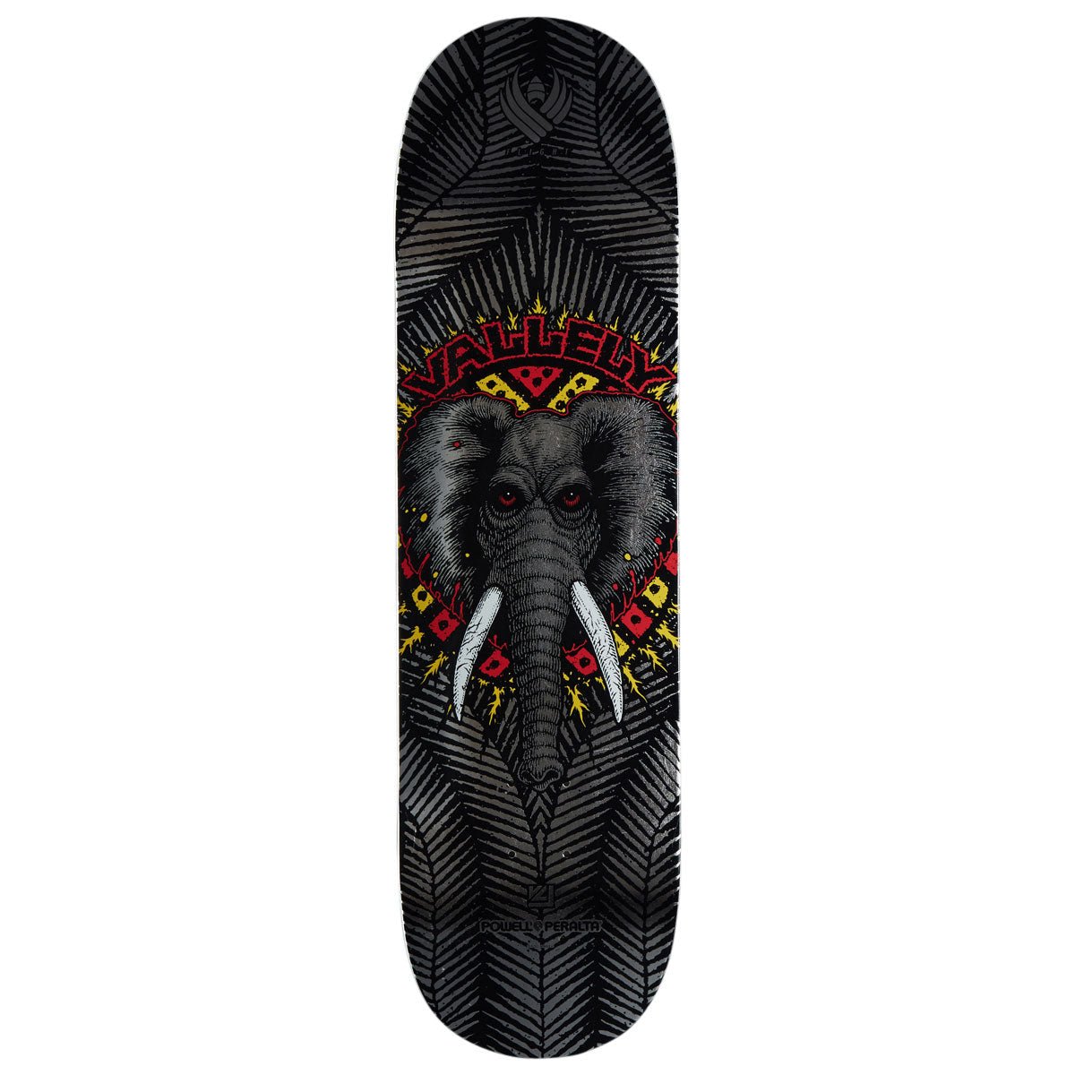 Powell Peralta FLIGHT Mike Vallely Elephant Silver Foil - 8.38" K26 deck