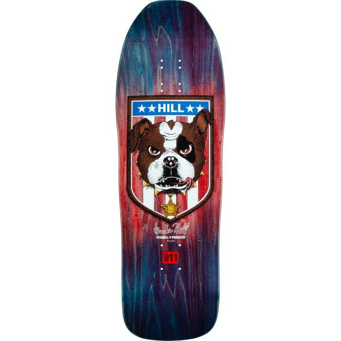 Powell Peralta Frankie Hill Bulldog Light Blue deck