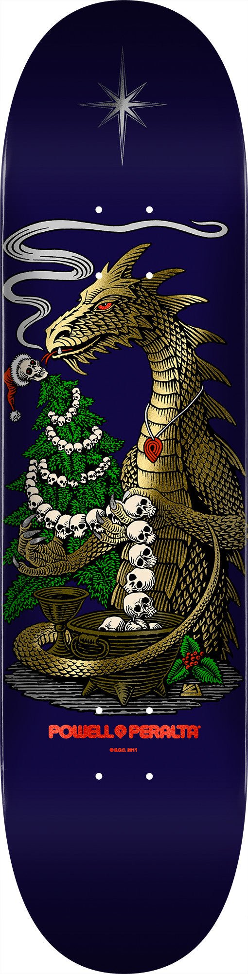 Powell Peralta Holiday 24 Foil Tree Trimmer - Shape 245 - K21 - 8.75 deck