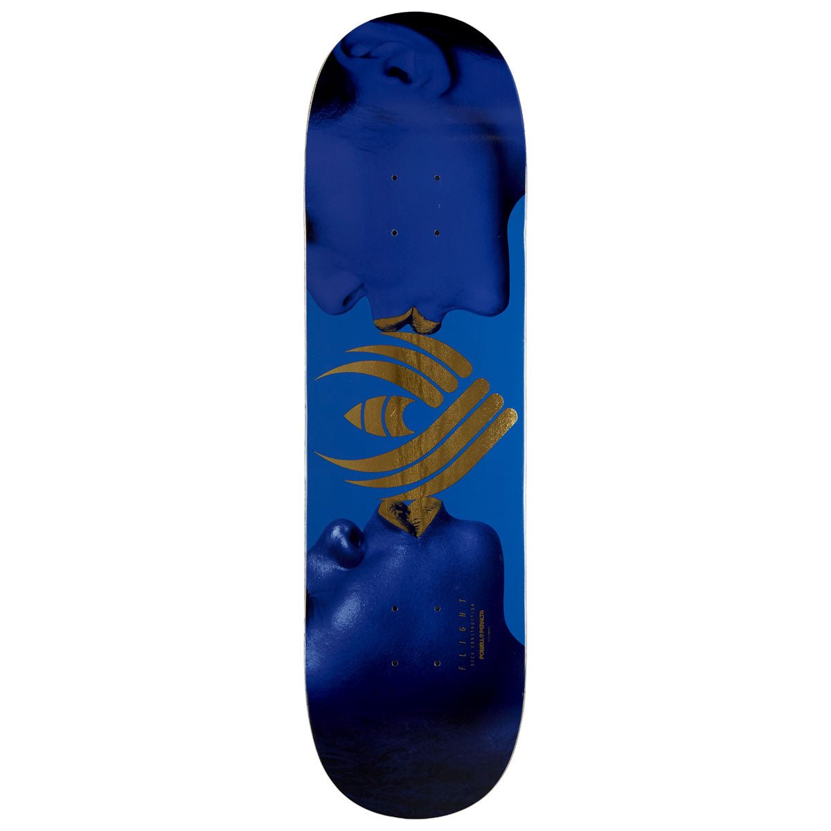 Powell Peralta Kiss FLIGHT Gray/Gold Foil - 9" K26 deck