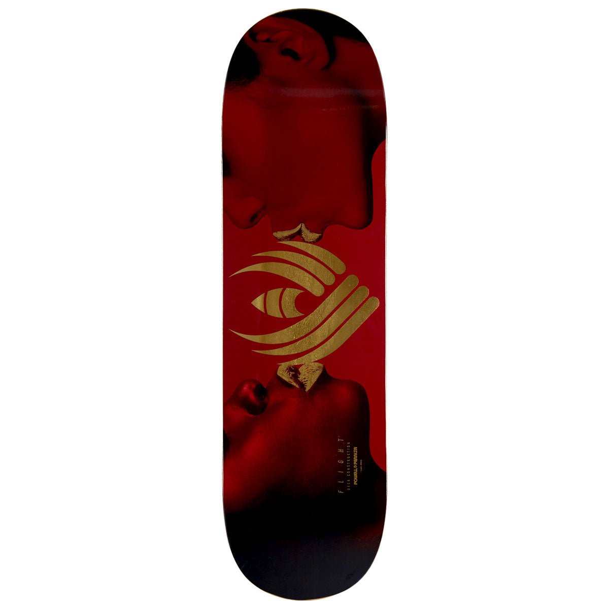 Powell Peralta Kiss FLIGHT Red/Gold Foil - 8" K26 deck
