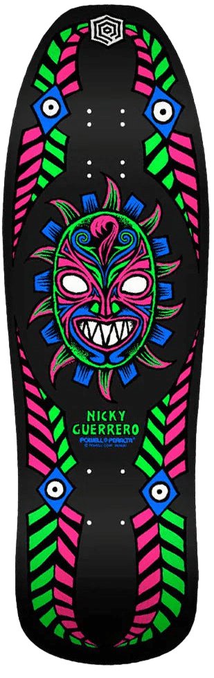 Powell Peralta Nicky Guerrero Mask Blacklight deck