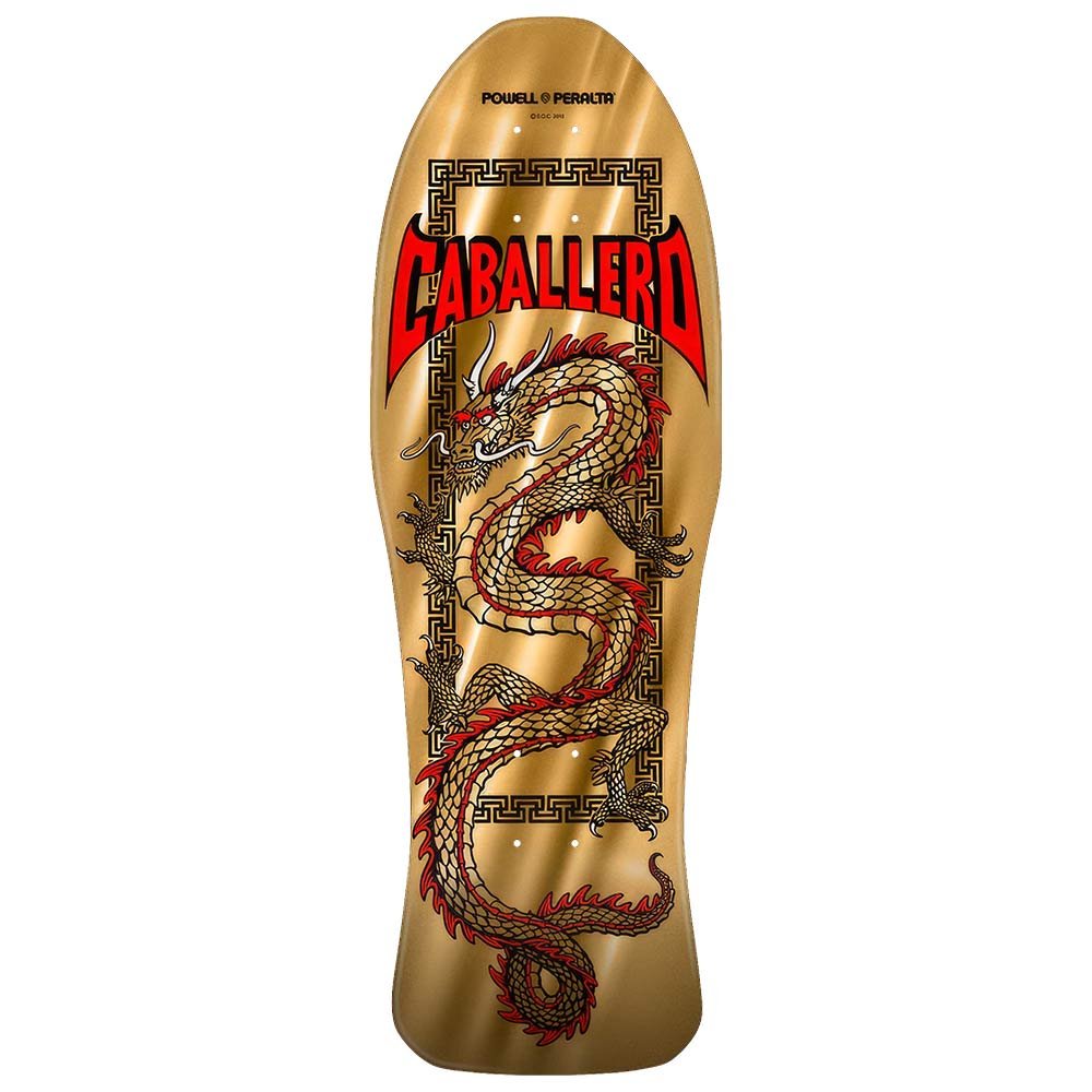 Powell Peralta Pro Steve Caballero Chinese Dragon Blem Black/Gold deck
