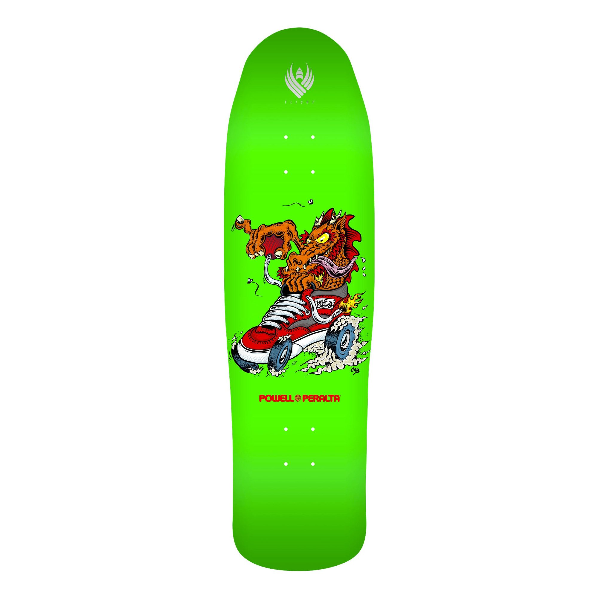 Powell Peralta Pro Steve Caballero Half Cab Lime Flight - Shape 216 K21 deck