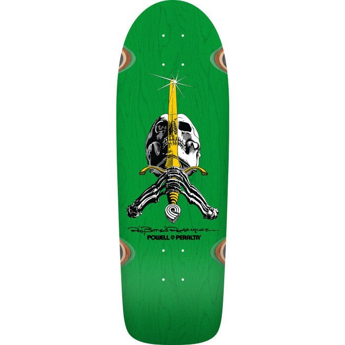 Powell Peralta Rodriguez Skull And Sword OG Green deck