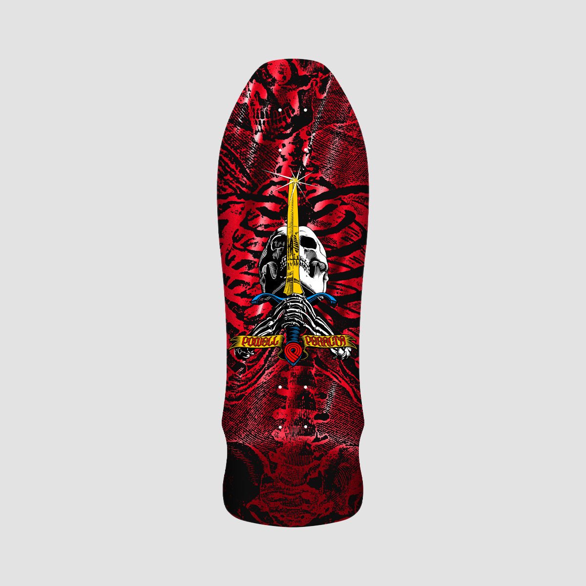 Powell Peralta Skull and Sword Red 242 K20 deck