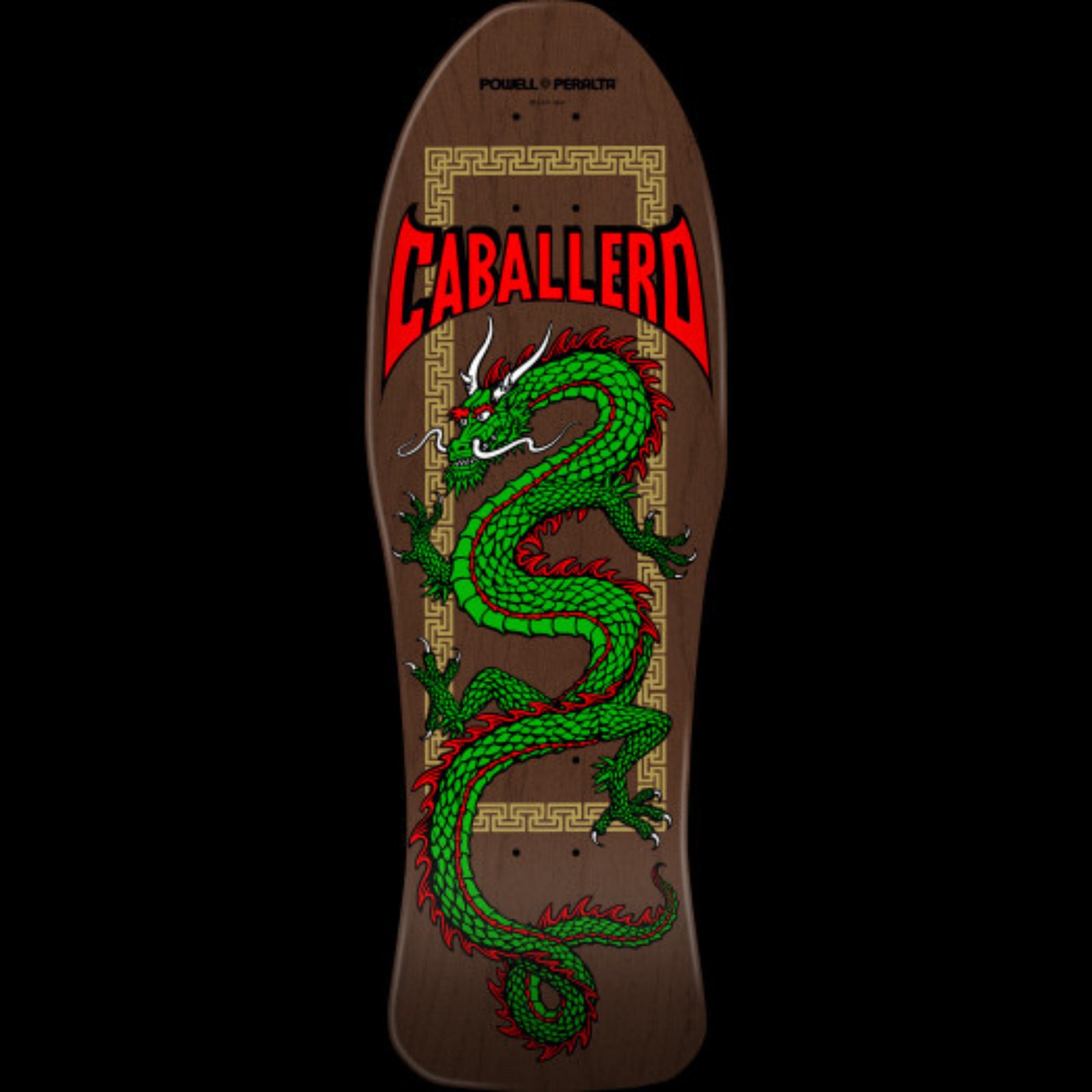 Powell Peralta Steve Caballero Chinese Dragon Brown Stain deck