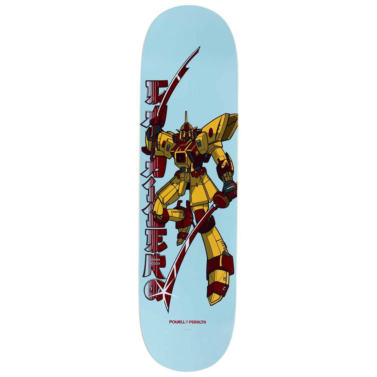Powell Peralta Steve Caballero Gundam Light Blue / Red Foil - Shape 244 - K20 deck