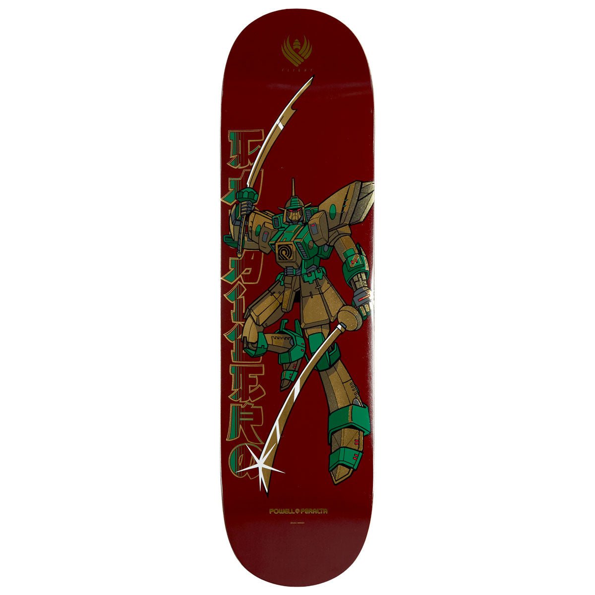 Powell Peralta Steve Caballero Gundam White / Gold Foil - Shape 243 - K20 deck