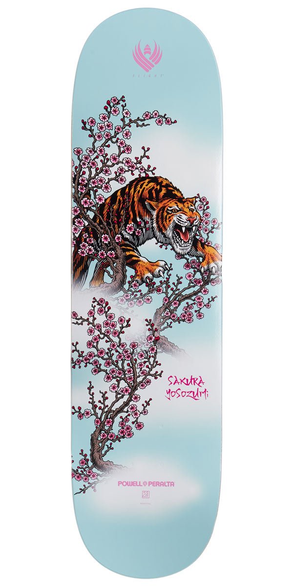 Powell Peralta Yosozumi Tiger Light Blue - Shape 242 K20 deck