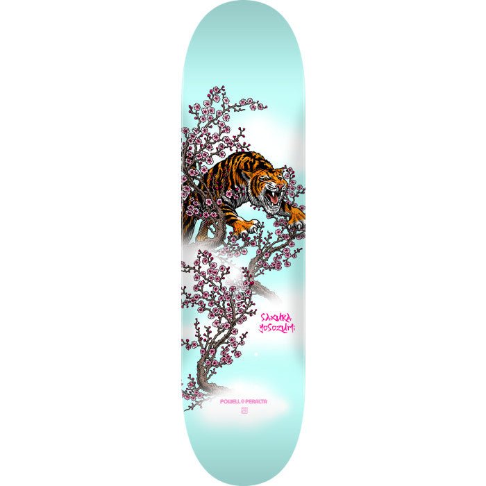 Powell Peralta Yosozumi Tiger Light Blue - Shape 248 deck