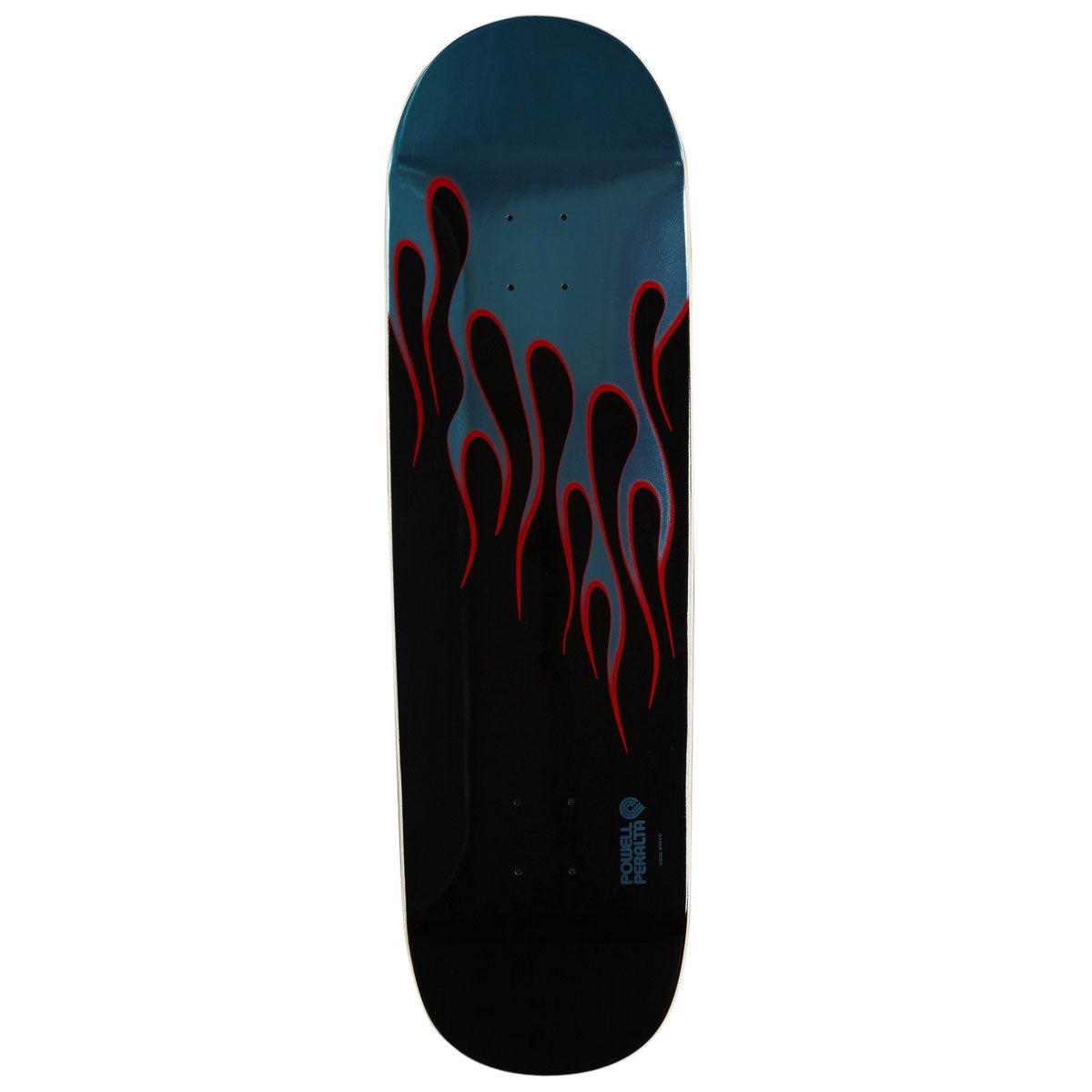 Powell Peralta Hot Rod Flames - Black Silver deck