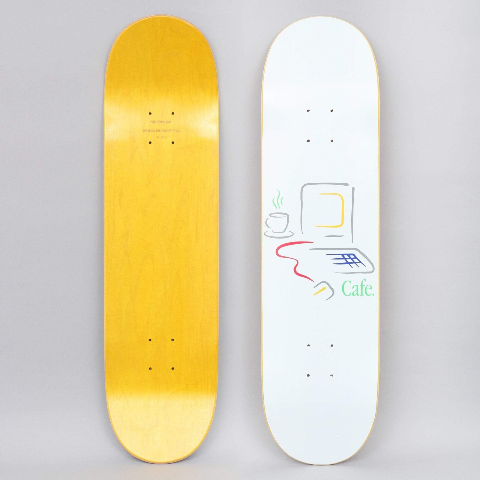 Skateboard Cafe Gerald White deck