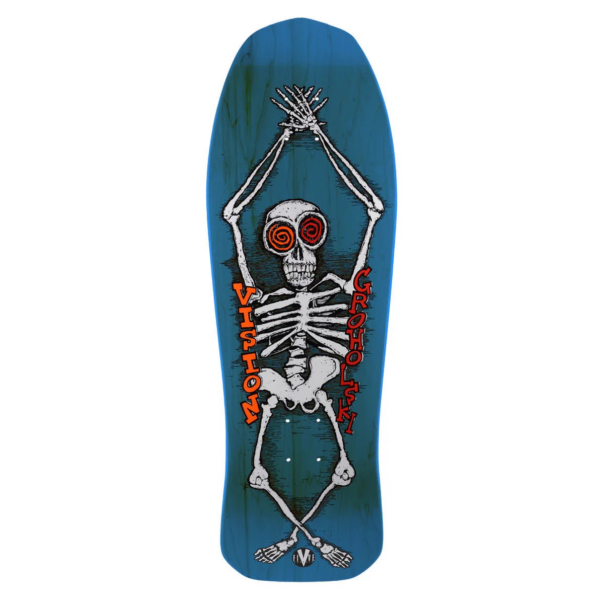 Vision Street Wear Groholski Skeleton - Modern Concave - Turquoise deck