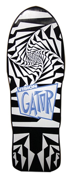 Vision Street Wear Gator II - Black/White deck