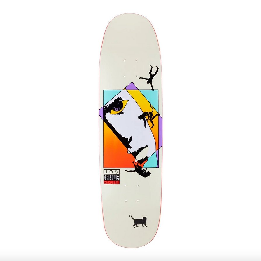 Welcome Chris Miller Faces on Catblood 2 - Bone - 8.75 deck